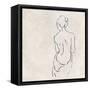 Alabaster Bather 2-Karen Wallis-Framed Stretched Canvas
