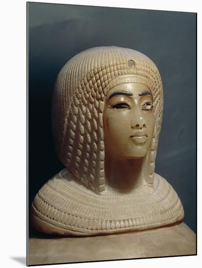 Alabaster Canopic Jar of Ahmose, New Kingdom, Dynasty XVIII-null-Mounted Giclee Print