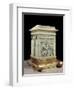 Alabaster Canopic Shrine, from the Tomb of the Pharaoh Tutankhamun, Thebes, Egypt-Robert Harding-Framed Photographic Print