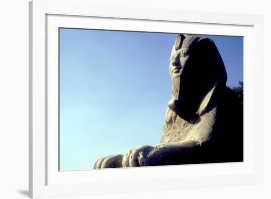 Alabaster Sphinx, Memphis, Egypt, 18th or 19th Dynasty, C14th-13th Century Bc-CM Dixon-Framed Photographic Print
