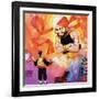 Aladdin and His Wonderful Lamp-Angus Mcbride-Framed Giclee Print