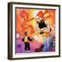 Aladdin and His Wonderful Lamp-Angus Mcbride-Framed Giclee Print