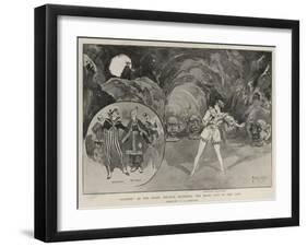 Aladdin at the Grand Theatre, Islington, the Magic Cave of the Lamp-null-Framed Giclee Print