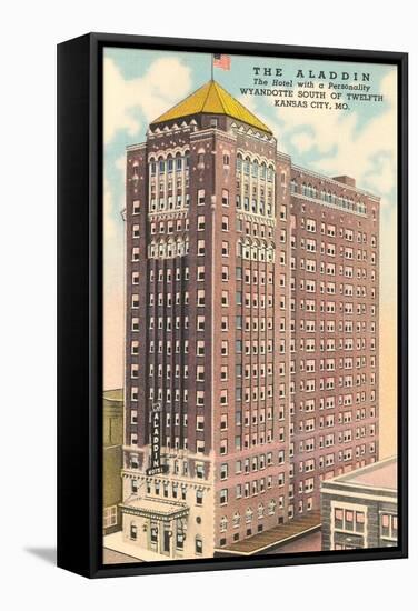 Aladdin Hotel, Kansas City-null-Framed Stretched Canvas