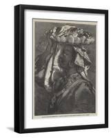 Aladdin's Present to the Sultan-Sir John Gilbert-Framed Giclee Print