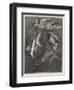 Aladdin's Present to the Sultan-Sir John Gilbert-Framed Giclee Print