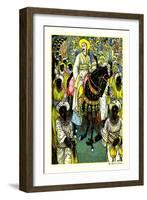 Aladdin's Procession-Walter Crane-Framed Art Print