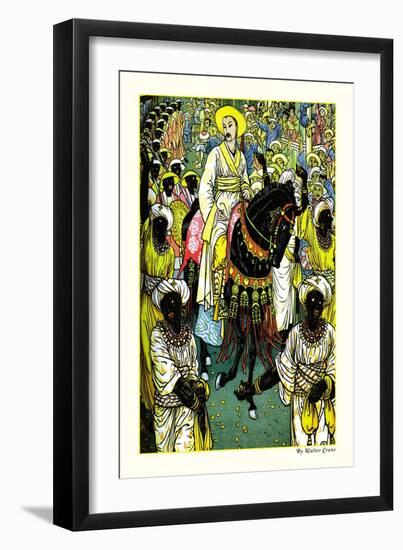 Aladdin's Procession-Walter Crane-Framed Art Print