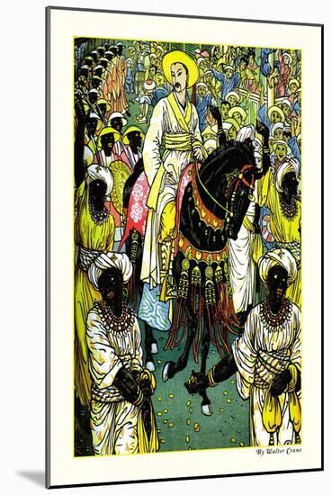 Aladdin's Procession-Walter Crane-Mounted Art Print