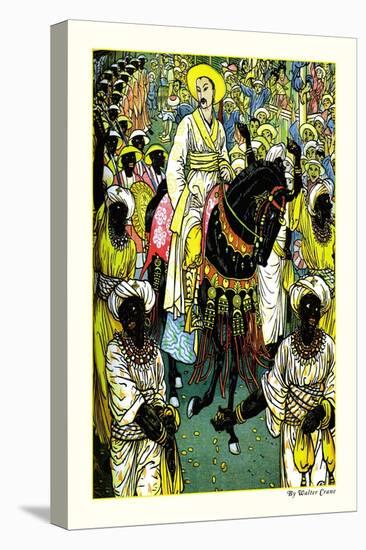 Aladdin's Procession-Walter Crane-Stretched Canvas