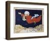 Aladdin Transported by the Genie, Illustrated Scene from 1001 Nights, Miniature Painting-null-Framed Giclee Print