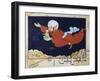 Aladdin Transported by the Genie, Illustrated Scene from 1001 Nights, Miniature Painting-null-Framed Giclee Print