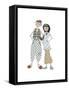 Aladin and Jasmine-Effie Zafiropoulou-Framed Stretched Canvas