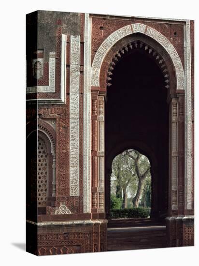 Alai Gate, Quwwat Ul Islam Mosque, Delhi, India-Adam Woolfitt-Stretched Canvas