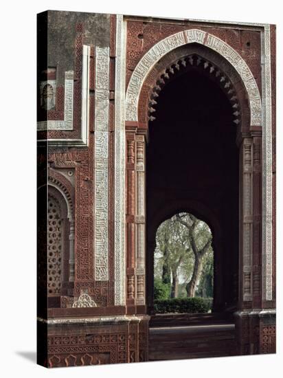 Alai Gate, Quwwat Ul Islam Mosque, Delhi, India-Adam Woolfitt-Stretched Canvas