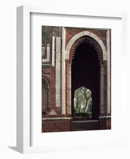 Alai Gate, Quwwat Ul Islam Mosque, Delhi, India-Adam Woolfitt-Framed Photographic Print