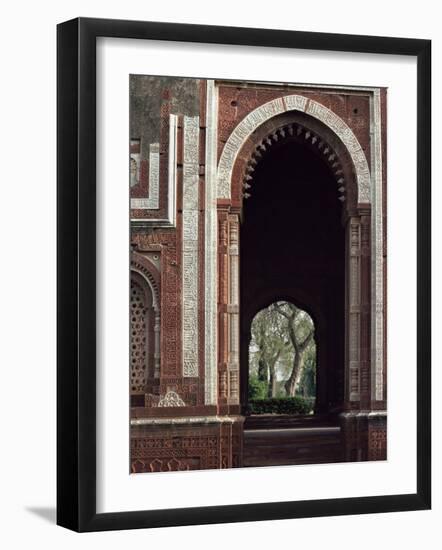 Alai Gate, Quwwat Ul Islam Mosque, Delhi, India-Adam Woolfitt-Framed Photographic Print