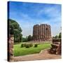 Alai Minar Ruins, UNESCO World Heritage Site. Qutub Complex, Delhi, India-f9photos-Stretched Canvas