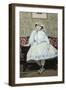 Alaide Banti in White-Giovanni Boldini-Framed Giclee Print