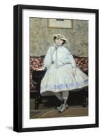 Alaide Banti in White-Giovanni Boldini-Framed Giclee Print