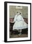 Alaide Banti in White-Giovanni Boldini-Framed Giclee Print