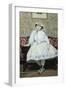 Alaide Banti in White-Giovanni Boldini-Framed Giclee Print