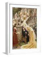 Alain Chartier, 1903-Edmund Blair Leighton-Framed Giclee Print