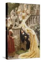 Alain Chartier, 1903-Edmund Blair Leighton-Stretched Canvas