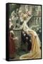 Alain Chartier-Edmund Blair Leighton-Framed Stretched Canvas