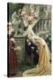 Alain Chartier-Edmund Blair Leighton-Stretched Canvas