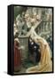 Alain Chartier-Edmund Blair Leighton-Framed Stretched Canvas