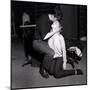 Alain Delon and Romy Schneider Kissing-Marcel Begoin-Mounted Photographic Print