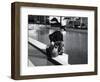 Alain Delon: Melodie En Sous Sol, 1963-Marcel Dole-Framed Photographic Print