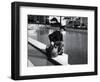 Alain Delon: Melodie En Sous Sol, 1963-Marcel Dole-Framed Photographic Print