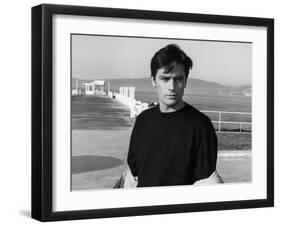 Alain Delon: Melodie En Sous Sol, 1963-Marcel Dole-Framed Photographic Print