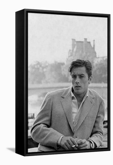 Alain Delon, Postcard-null-Framed Stretched Canvas