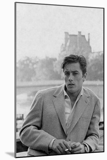 Alain Delon, Postcard-null-Mounted Photographic Print