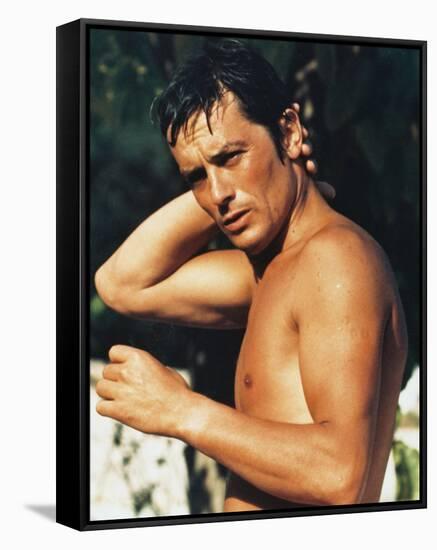 Alain Delon-null-Framed Stretched Canvas