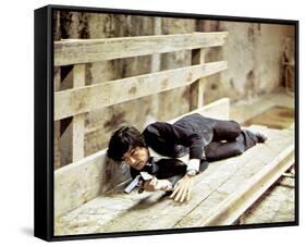 Alain Delon-null-Framed Stretched Canvas