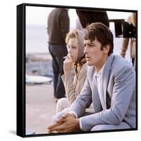 Alain Delon-null-Framed Stretched Canvas