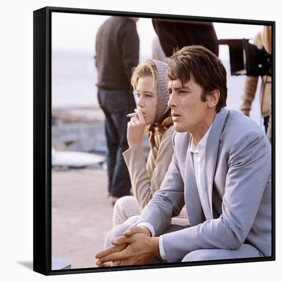 Alain Delon-null-Framed Stretched Canvas