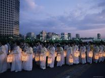 Lantern Parade at Beginning of Buddha's Birthday Evening, Yoido Island, Seoul, Korea-Alain Evrard-Photographic Print