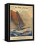 Alain Gerbault Sails-null-Framed Stretched Canvas