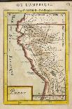 Peru, a Map Showing a Coastal Part of South America on the South Pacific-Alain Manesson Maller-Framed Stretched Canvas