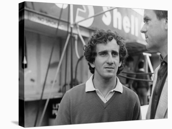 Alain Prost at the British Grand Prix, Brands Hatch, Kent, 1984-null-Stretched Canvas