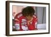 Alain Prost, British Grand Prix, Silverstone, Northamptonshire, 1989-null-Framed Photographic Print