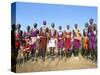 Alamal, Ritual Festival, Maasai Village (Manyatta), Rift Valley, Southeast Kenya-Bruno Barbier-Stretched Canvas