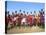 Alamal, Ritual Festival, Maasai Village (Manyatta), Rift Valley, Southeast Kenya-Bruno Barbier-Stretched Canvas