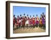 Alamal, Ritual Festival, Maasai Village (Manyatta), Rift Valley, Southeast Kenya-Bruno Barbier-Framed Premium Photographic Print