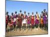 Alamal, Ritual Festival, Maasai Village (Manyatta), Rift Valley, Southeast Kenya-Bruno Barbier-Mounted Premium Photographic Print